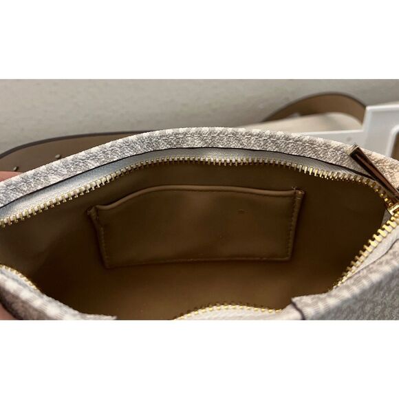 Michael Kors 556137C 001 Sz L/XL Black Signature MK Allover Print Belt Bag - Picture 6 of 11